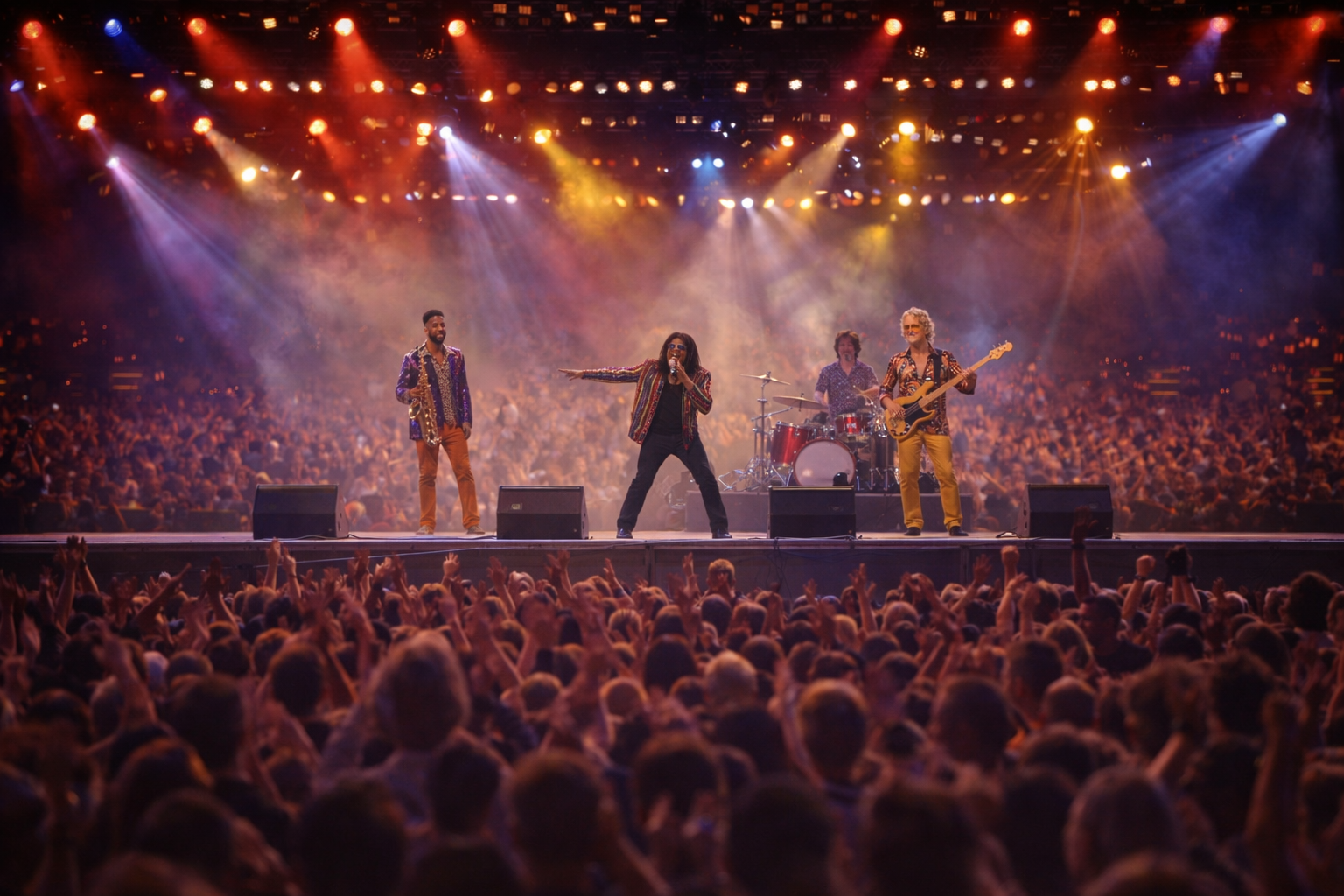 High end event band performing live at luxury wedding in Sint Maarten Caribbean